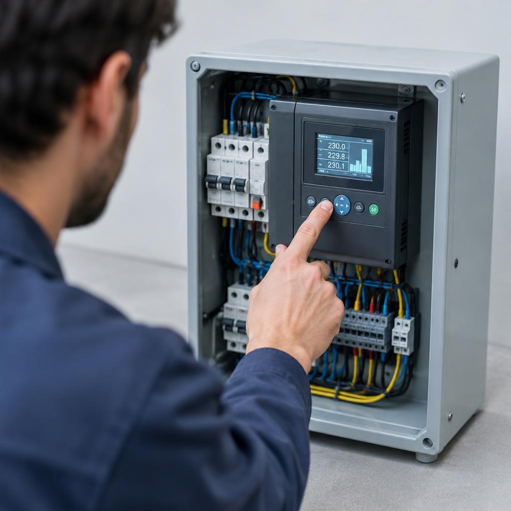 Bảng điều khiển thiết bị điện công nghiệp thông minh