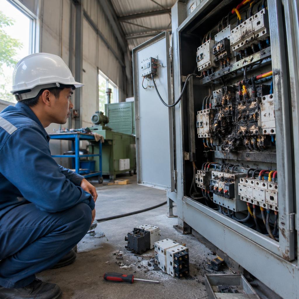 Sự cố thiết bị điện gây ngừng trệ dây chuyền sản xuất trong nhà máy