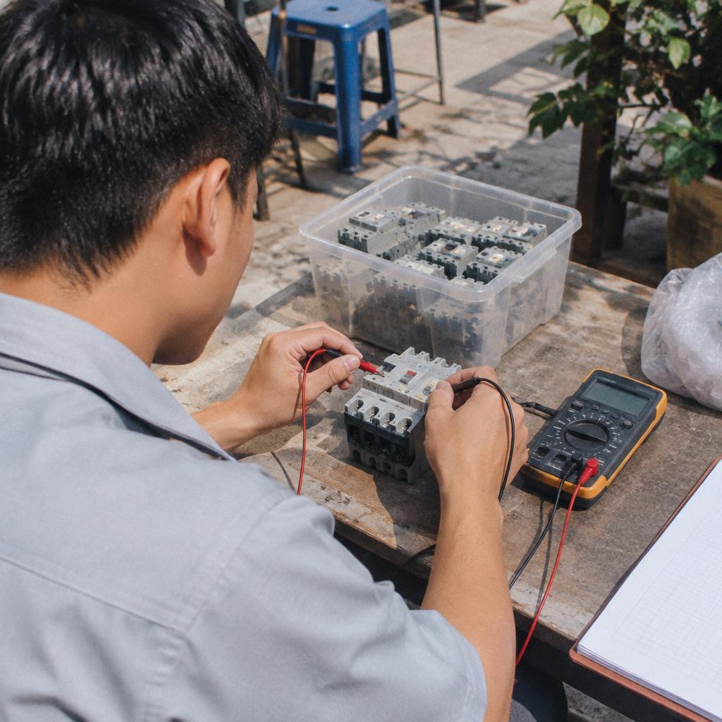 Kiểm soát chất lượng linh kiện công nghiệp trong nhà máy