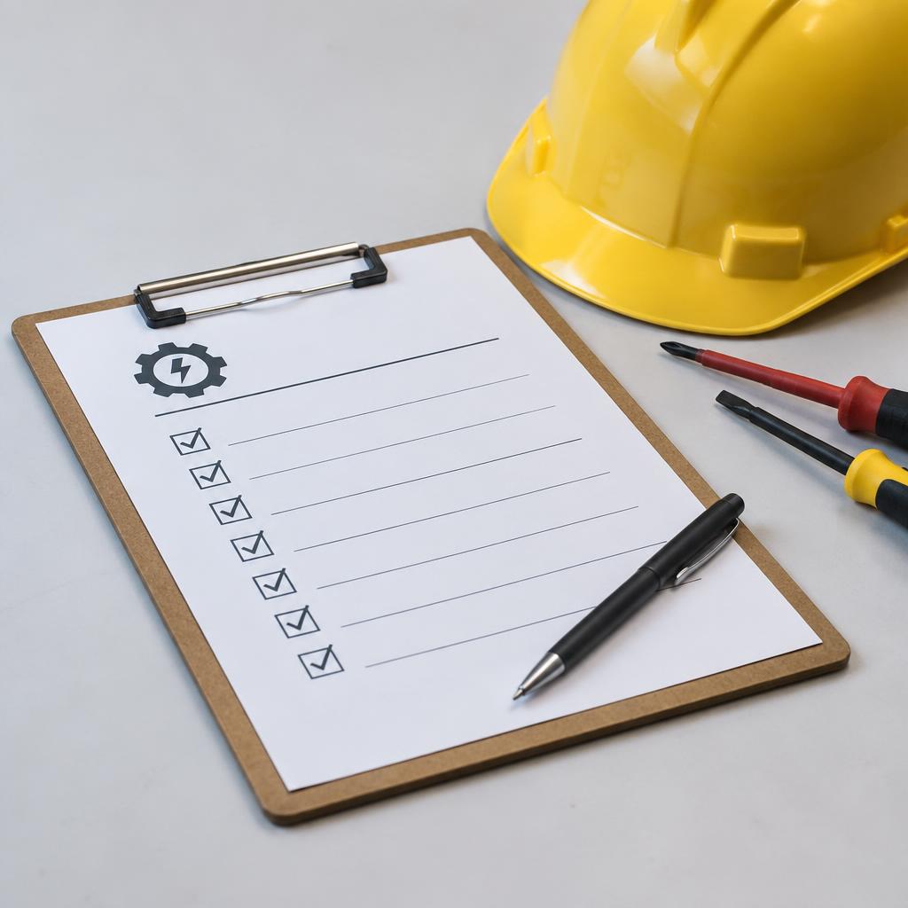Danh sách kiểm tra bảo trì thiết bị công nghiệp